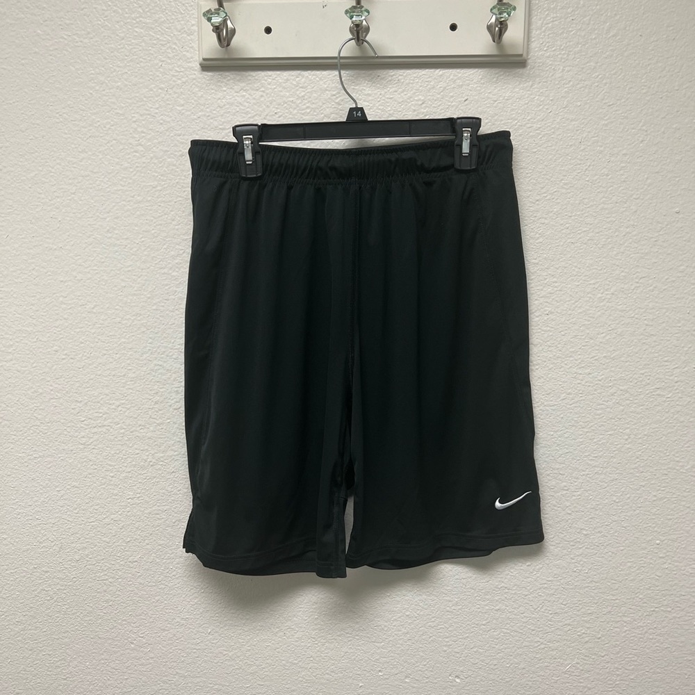 Nike black athletic shorts size large dri fit
